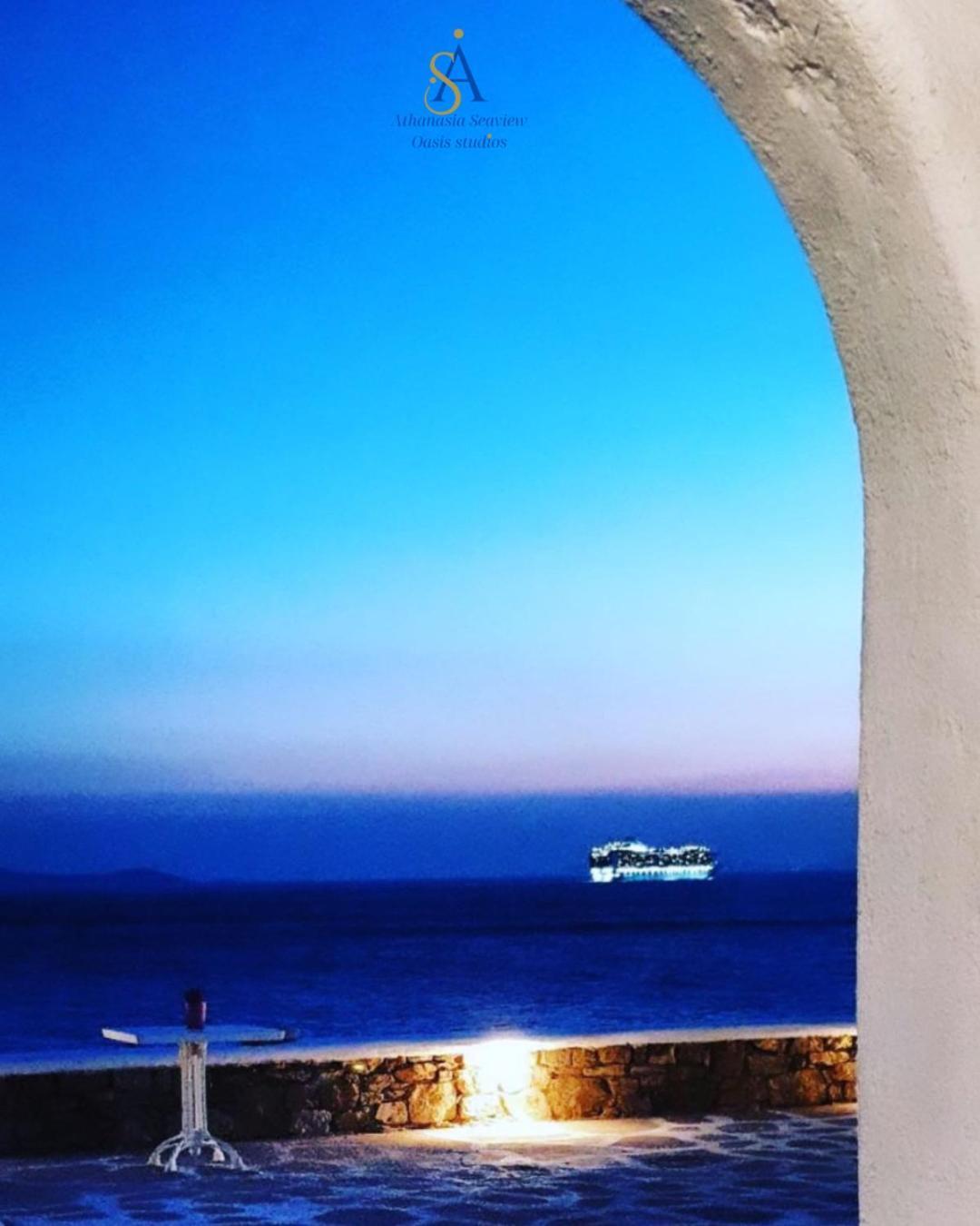 Mykonos Athanasia Seaview Oasis Studios By The Port Houlakia  Екстер'єр фото