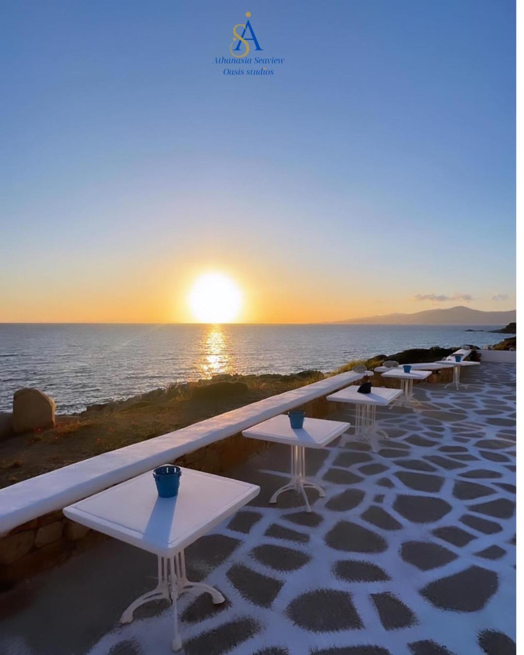 Mykonos Athanasia Seaview Oasis Studios By The Port Houlakia  Екстер'єр фото