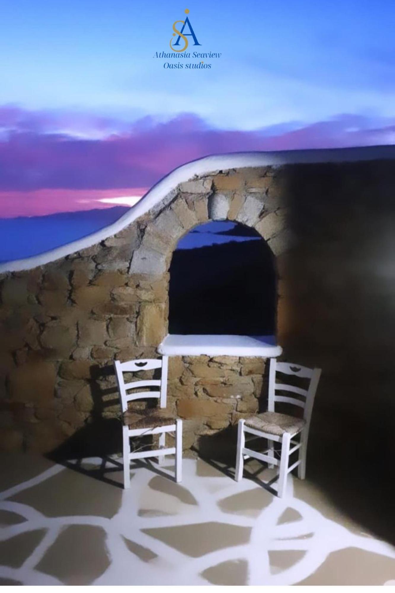 Mykonos Athanasia Seaview Oasis Studios By The Port Houlakia  Екстер'єр фото