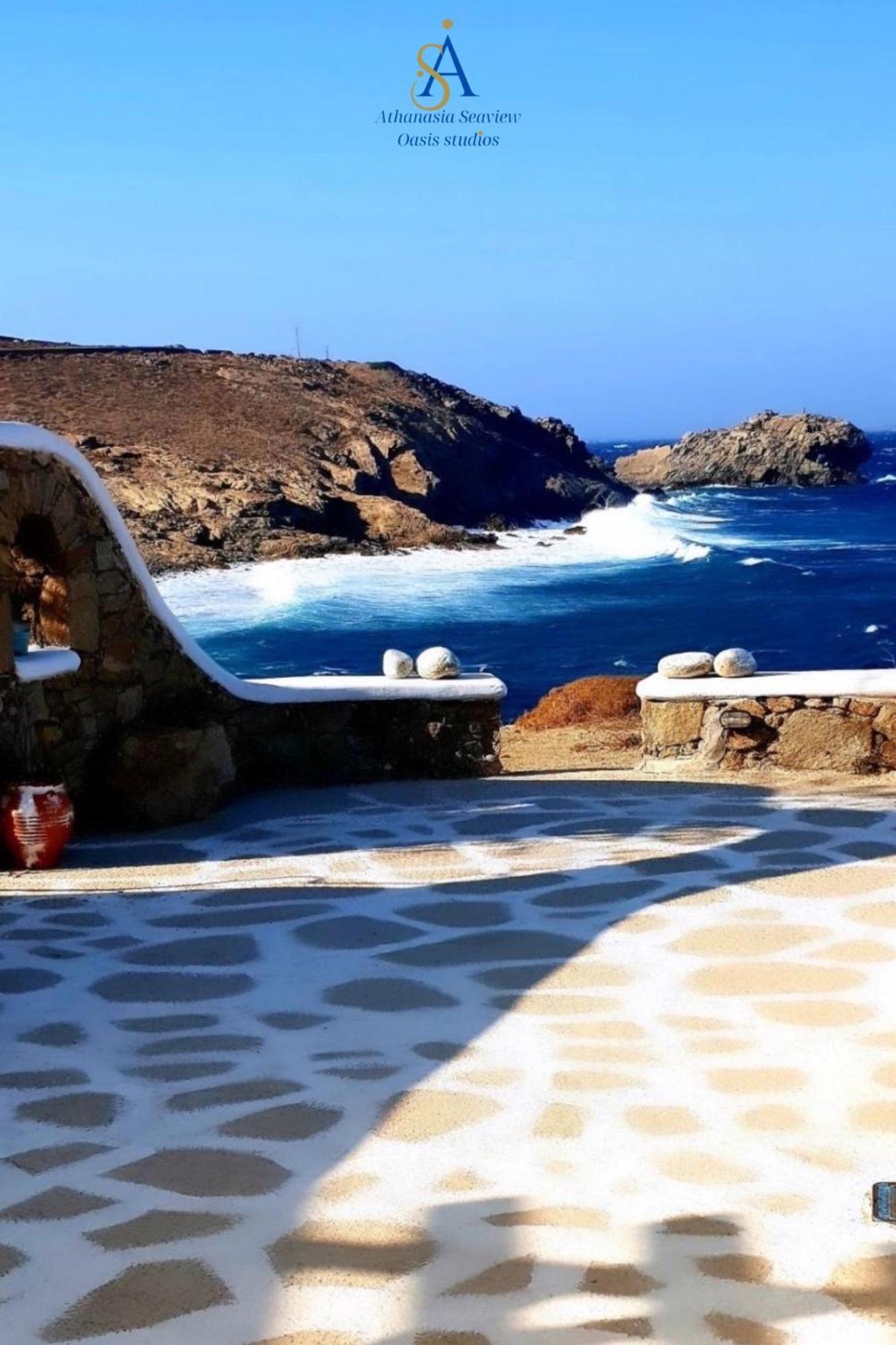 Mykonos Athanasia Seaview Oasis Studios By The Port Houlakia  Екстер'єр фото